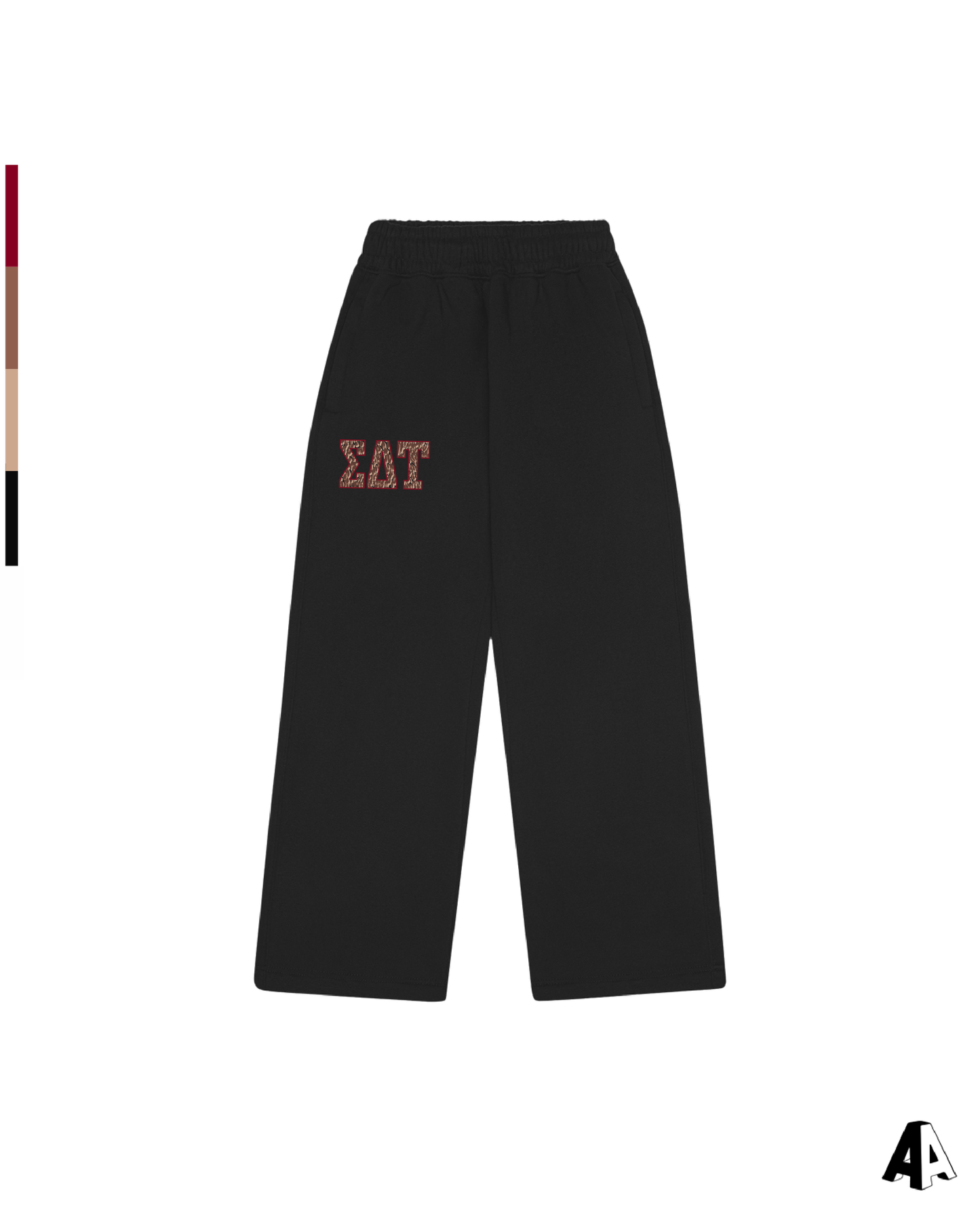 Cheetah Black Sweatpants